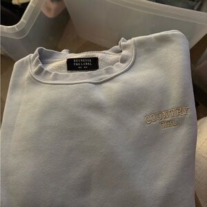 Brunette The Label “Country Girl” Sky Blue, size M/L